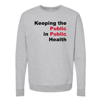 Public Health Unisex Fleece Crewneck Sweatshirt Rutgers Public Health
