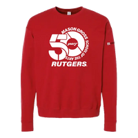 50th Anniversary Unisex Fleece Crewneck Sweatshirt Mason Gross School of Arts
