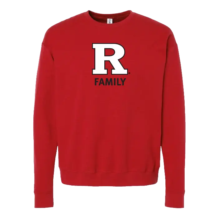 Rutgers Family Unisex Fleece Crewneck Sweatshirt Rutgers Family