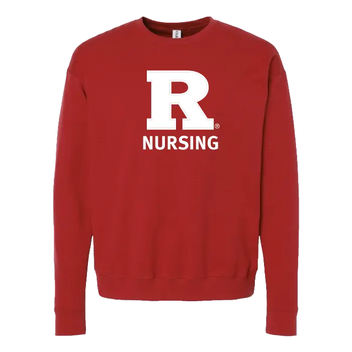 Unisex Fleece Crewneck Sweatshirt Rutgers School of Nursing