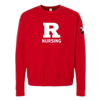 70th Anniversary of Nursing Unisex Fleece Crewneck Sweatshirt Rutgers School of Nursing
