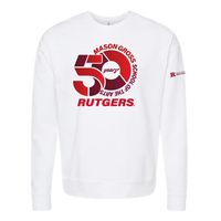 50th Anniversary Unisex Fleece Crewneck Sweatshirt Mason Gross School of Arts