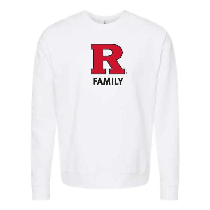 Rutgers Family Unisex Fleece Crewneck Sweatshirt Rutgers Family