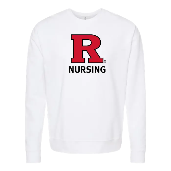 Unisex Fleece Crewneck Sweatshirt Rutgers School of Nursing