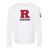 70th Anniversary of Nursing Unisex Fleece Crewneck Sweatshirt Rutgers School of Nursing