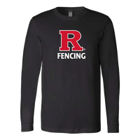 Fencing Unisex Jersey Long Sleeve Tee Rutgers Fencing