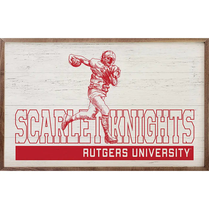 Vintage Football Rutgers State University Kendrick Home