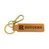 Rutgers Scarlet Knights Leather Keychain 3.25" Long Officially Licensed Collegiate Product R & R INC.