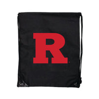 Rutgers Scarlet Knights Officially Licensed Drawstring Backpack - Lightweight Cinch Bag with Team Logo R & R INC.