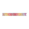 Rutgers Scarlet Knights Officially Licensed College Text Vinyl Decal – White, Clear and Holographic R & R INC.