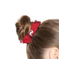 Red Cheer Scrunchie – Team Spirit Hair Accessory  Accessories