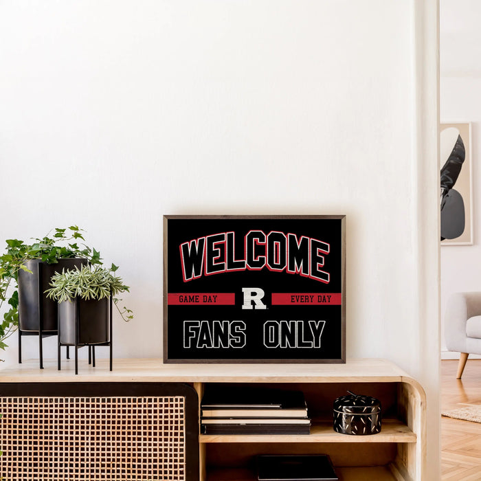 Welcome Fans Only Rutgers State University Kendrick Home