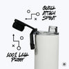 Rutgers 22oz White Bottle GameTime Sidekicks