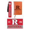 Rutgers Scarlet Knights Officially Licensed Reader Pack - Wooden Bookmark, Engraved Leather Journal & 5x7 Wood Sign R & R INC.