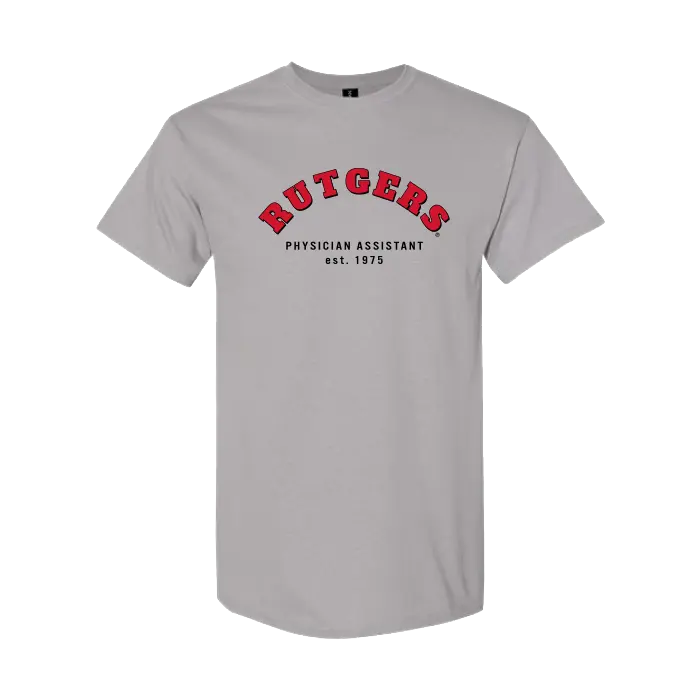 RUPASS Unisex Heavy Cotton T-Shirt Rutgers Physician Assistant