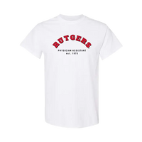 RUPASS Unisex Heavy Cotton T-Shirt Rutgers Physician Assistant