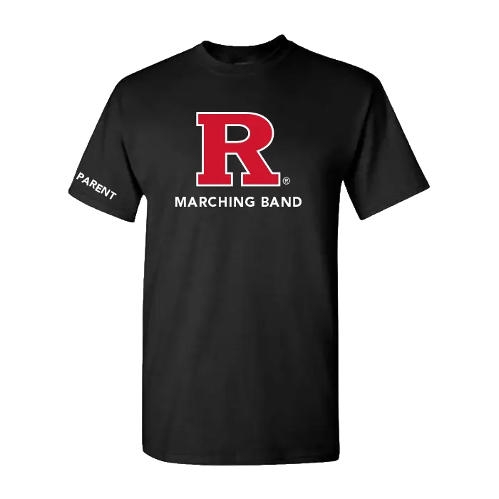 Marching Band Parent Unisex Heavy Cotton T-Shirt Rutgers Marching Band
