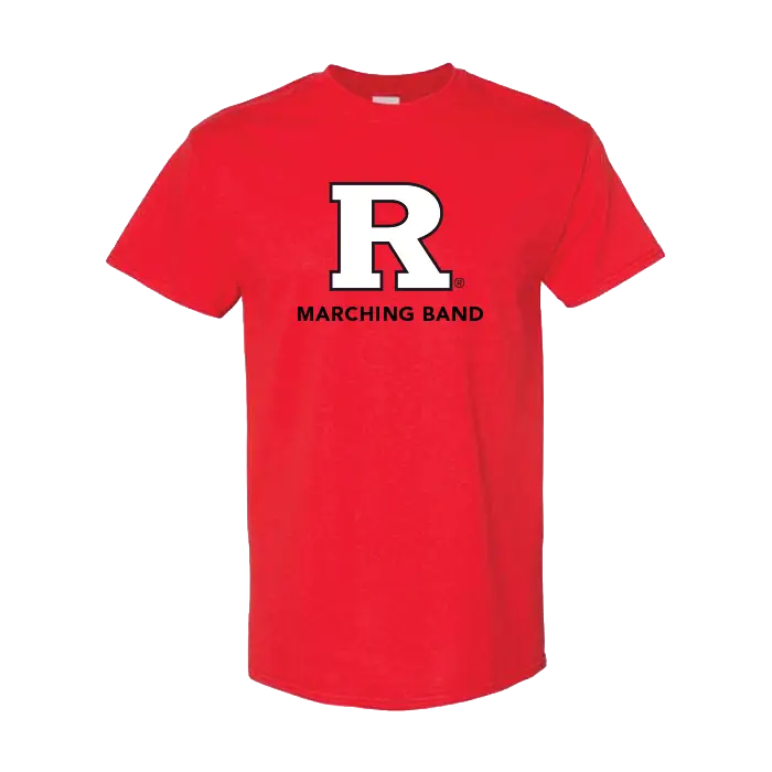 Marching Band Unisex Heavy Cotton T-Shirt Rutgers Marching Band