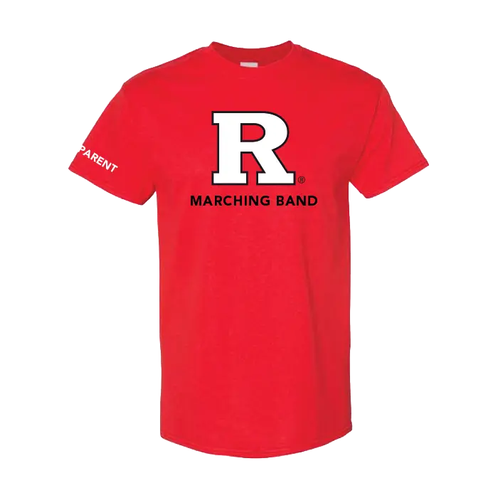 Marching Band Parent Unisex Heavy Cotton T-Shirt Rutgers Marching Band