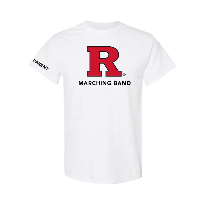 Marching Band Parent Unisex Heavy Cotton T-Shirt Rutgers Marching Band