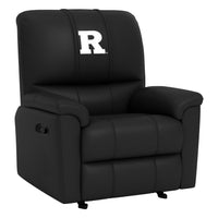 Rocker Recliner with Rutgers Scarlet Knights White Logo