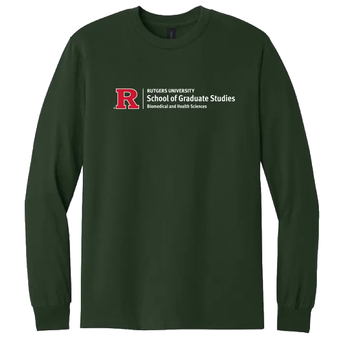 Newark Health Unisex Heavy Cotton Long Sleeve T-Shirt Rutgers Newark Health