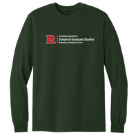 Newark Health Unisex Heavy Cotton Long Sleeve T-Shirt Rutgers Newark Health