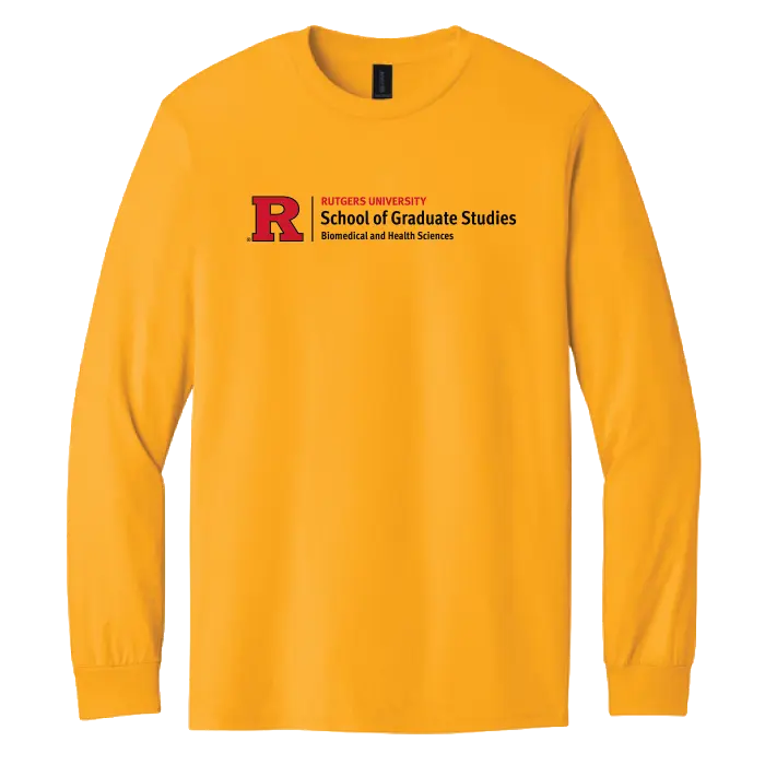 Newark Health Unisex Heavy Cotton Long Sleeve T-Shirt Rutgers Newark Health