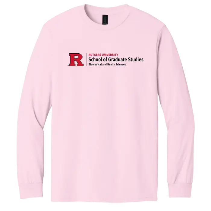 Newark Health Unisex Heavy Cotton Long Sleeve T-Shirt Rutgers Newark Health