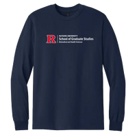 Newark Health Unisex Heavy Cotton Long Sleeve T-Shirt Rutgers Newark Health