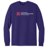 Newark Health Unisex Heavy Cotton Long Sleeve T-Shirt Rutgers Newark Health