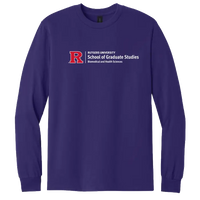 Newark Health Unisex Heavy Cotton Long Sleeve T-Shirt Rutgers Newark Health