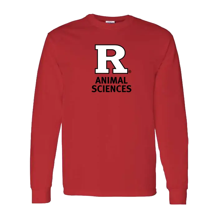 Animal Sciences Unisex Heavy Cotton Long Sleeve T-Shirt Rutgers Animal Sciences