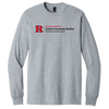 Newark Health Unisex Heavy Cotton Long Sleeve T-Shirt Rutgers Newark Health