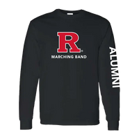 Marching Band Alumni Unisex Heavy Cotton Long Sleeve T-Shirt Rutgers Marching Band