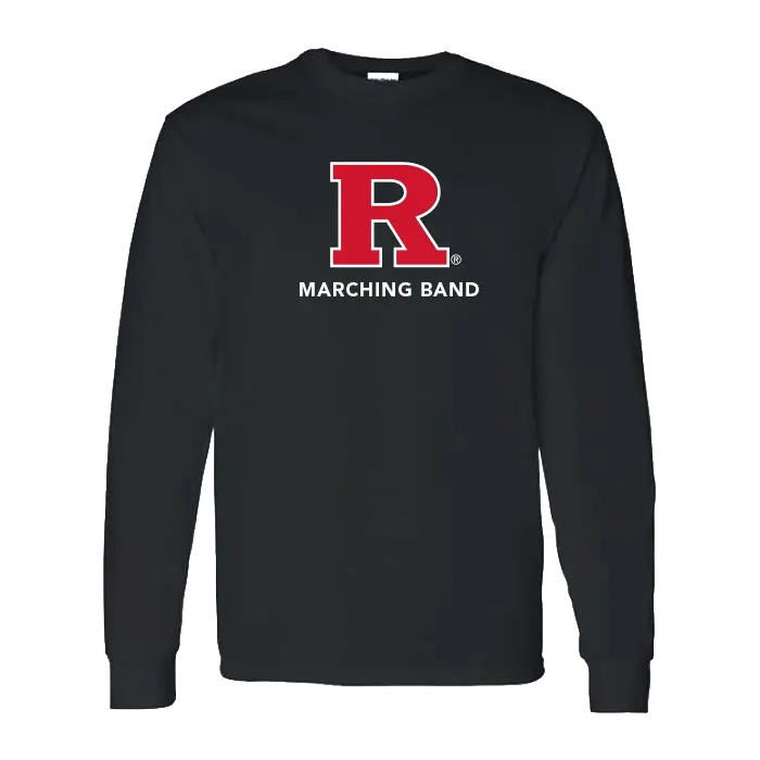 Marching Band Unisex Heavy Cotton Long Sleeve T-Shirt Rutgers Marching Band