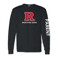 Marching Band Parent Unisex Heavy Cotton Long Sleeve T-Shirt Rutgers Marching Band