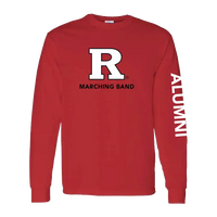 Marching Band Alumni Unisex Heavy Cotton Long Sleeve T-Shirt Rutgers Marching Band