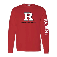 Marching Band Parent Unisex Heavy Cotton Long Sleeve T-Shirt Rutgers Marching Band