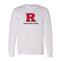 Marching Band Unisex Heavy Cotton Long Sleeve T-Shirt Rutgers Marching Band