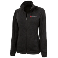 Charles River Women's Heathered Fleece Jacket Rutgers School of Nursing