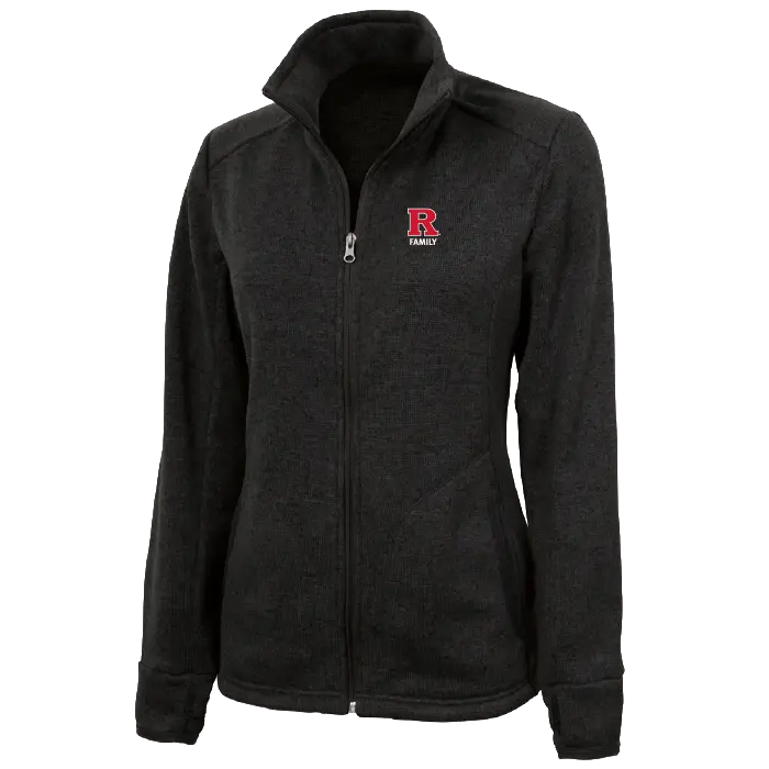 Rutgers Family Women's Heathered Fleece Jacket Rutgers Family