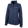 Charles River Women's Heathered Fleece Jacket Rutgers School of Nursing