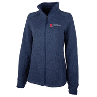 Charles River Women's Heathered Fleece Jacket Rutgers School of Nursing