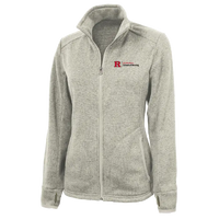 Charles River Women's Heathered Fleece Jacket Rutgers School of Nursing