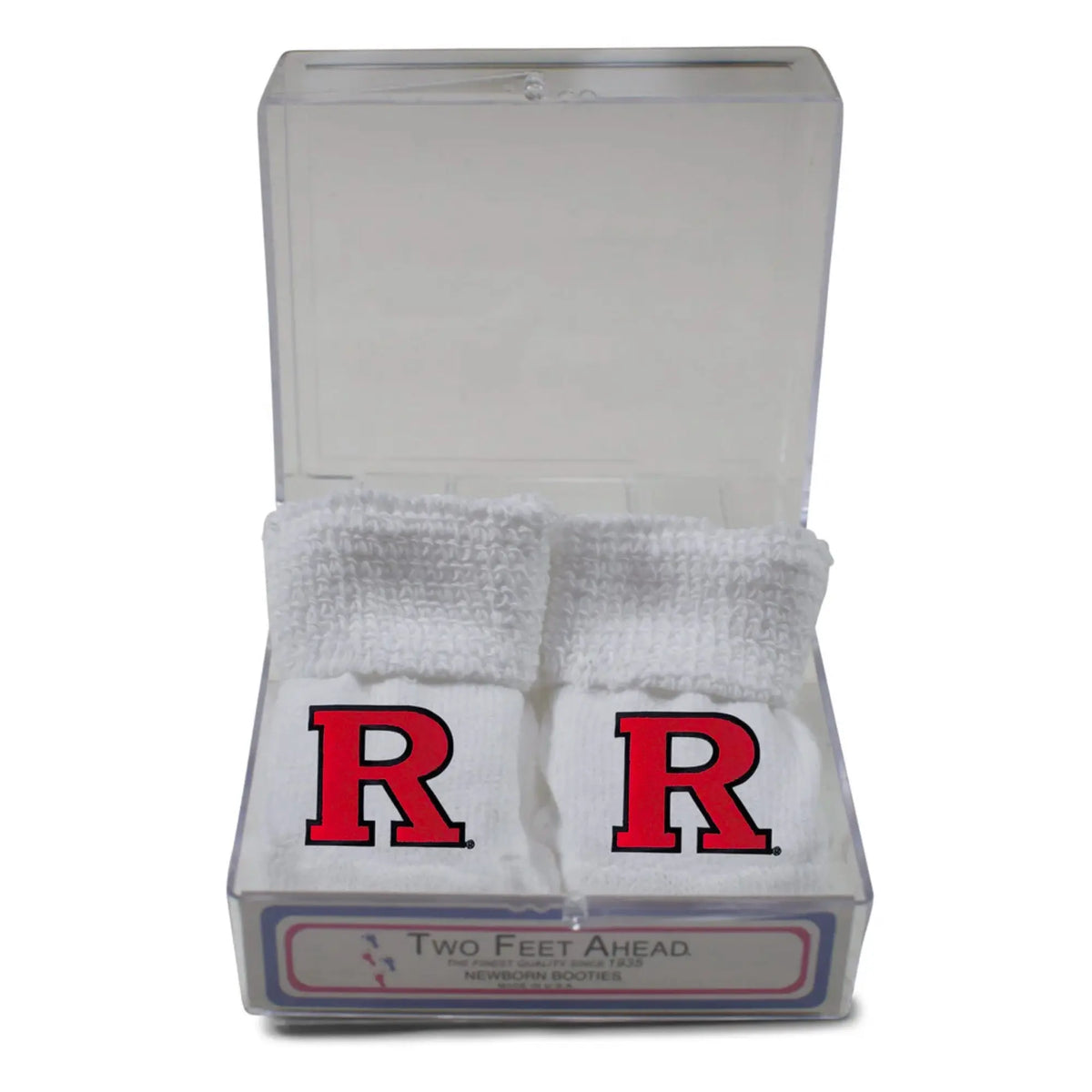 Rutgers Gift Box Bootie Two Feet Ahead