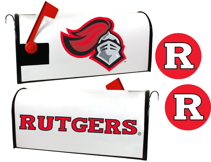 Rutgers Scarlet Knights NCAA Officially Licensed Mailbox Cover & Sticker Set