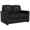 Silver Loveseat with Rutgers Scarlet Knights Head Logo Zipchair