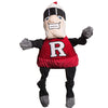 NCAA Rutgers University, Scarlet Knight Knottie® Plush Dog Toy HuggleHounds