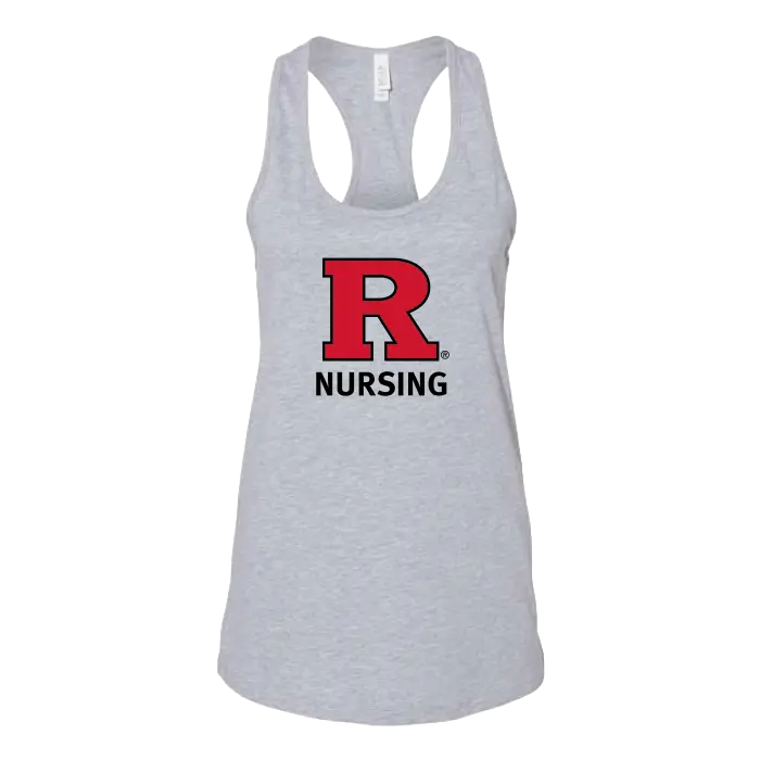 Women's Jersey Racerback Tank Rutgers School of Nursing